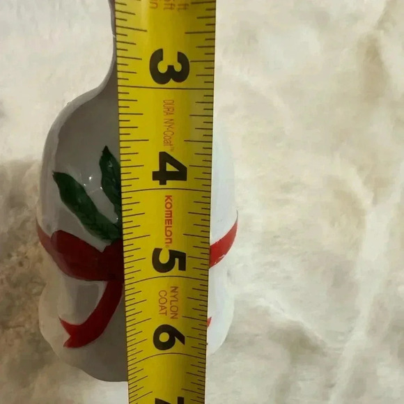 Vintage Christmas Holly & Ivy Dinner Bell Cottagecore Farmhouse MCM Holidays - Picture 10 of 11